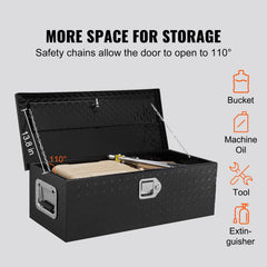 VEVOR stainless steel lock and keys detail for anti-theft protection