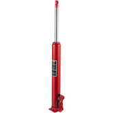 VEVOR front view of long ram jack showing lifting height and compact profile benefit