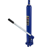 VEVOR long ram jack front view showing compact 8-ton body and mounting benefit