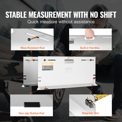 VEVOR magnetic slot holding tape head steady to enable single-person accurate reads
