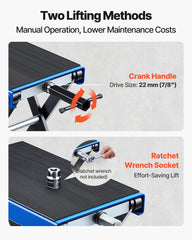 VEVOR locking pin detail securing height to prevent accidental drops