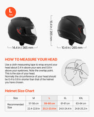 VEVOR chin guard detail highlighting secure coverage and sturdy shell