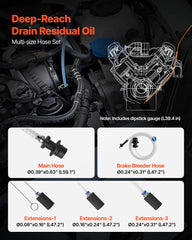 VEVOR pump handle action demonstrating manual suction and no-power use