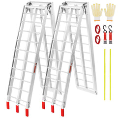 VEVOR front view showing pair of ramps, lightweight and portable