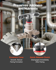 VEVOR SAE and metric clamps displayed for broad tube compatibility benefit