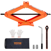 VEVOR scissor jack front overview showing compact, heavy-duty lifting kit benefit