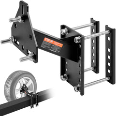 VEVOR front view of spare tire carrier showing overall shape and fit benefit