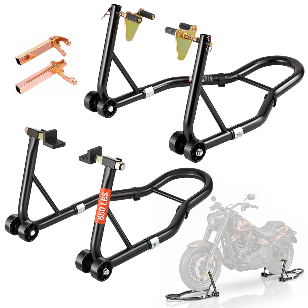VEVOR front stand full view showing stable lift and easy handling