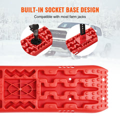VEVOR traction board base showing farm-jack socket for added stability during recovery