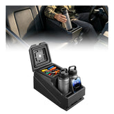 VEVOR front view of center console showing armrest and cupholders for organized storage