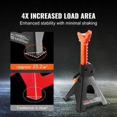 VEVOR wide pyramid base improving ground grip and load distribution