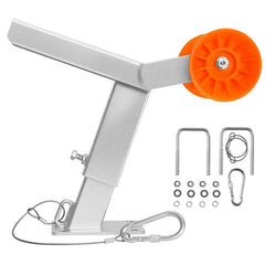 VEVOR winch stand front view showing sturdy mounting and quick installation benefit
