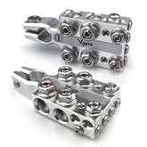 Vgate front view distribution block showing organized multi-way layout and cleaner wiring