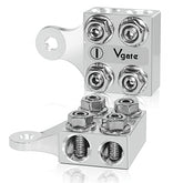 Vgate front view of terminal block showing compact distribution and organized outputs