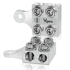 Vgate front view of terminal block showing compact distribution and organized outputs