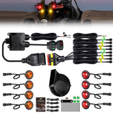VI9000 front view of assembled kit showing all components and quick-fit convenience