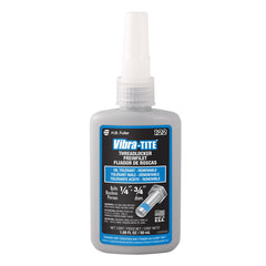 Vibra-TITE 12250 bottle front view showing label and easy-apply nozzle for secure application