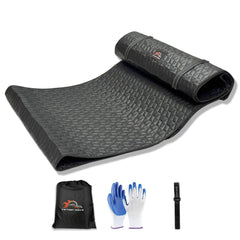 VICTORY DRIVE front view unrolled and rolled for portability and protection