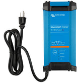 Victron Energy front view showing compact charger and LED indicators for quick status