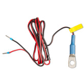Victron Energy temperature sensor front view showing compact connector and durable cable for reliable input