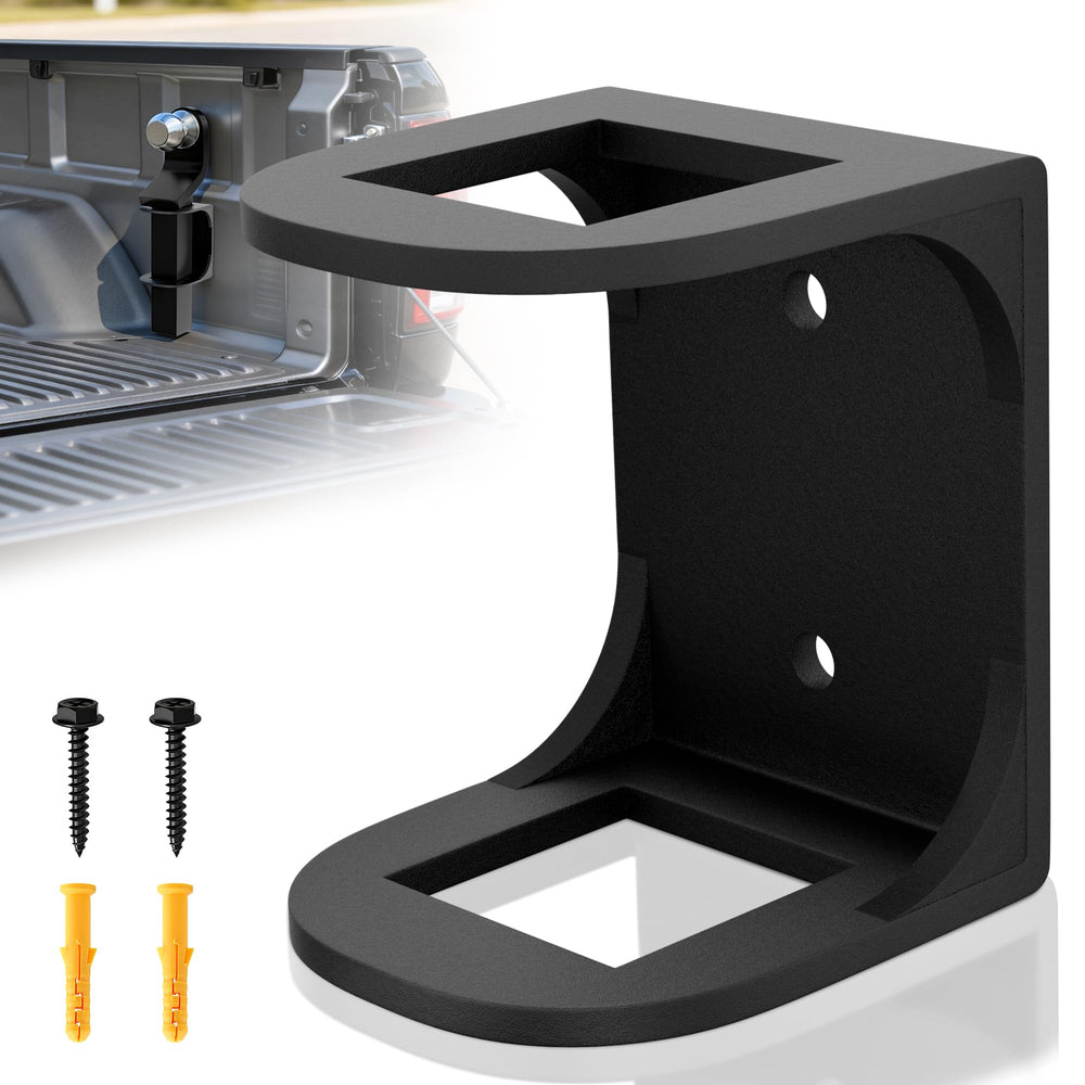 ViewKurM front view of hitch holder showing secure cradle and fit benefit