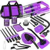 Viewsun front of kit showing purple tools and storage bag, organized for quick use