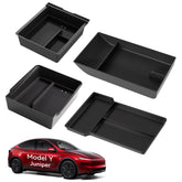 VIHIMAI front packaging for Model Y Juniper organizer showing brand and neat storage benefits