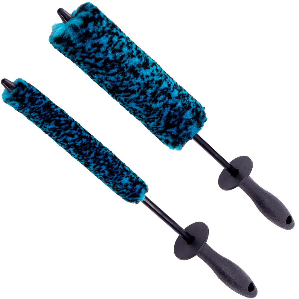 VIKING wheel barrel brush front packaging shows two brushes and benefits