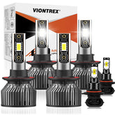 VIONTREX front packaging showing complete 6-bulb kit and fitment benefit