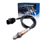 VIPCAR upstream oxygen sensor front view showing robust housing and fitment benefit