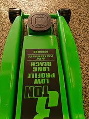 Viper Outlaw pad installed on Daytona jack saddle demonstrating secure fit and stability