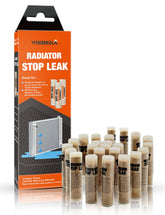 Visbella front packaging showing 24 tubes and product benefit of leak repair