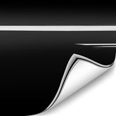 VViViD ColorFusion front packaging showing piano black finish and easy install benefits