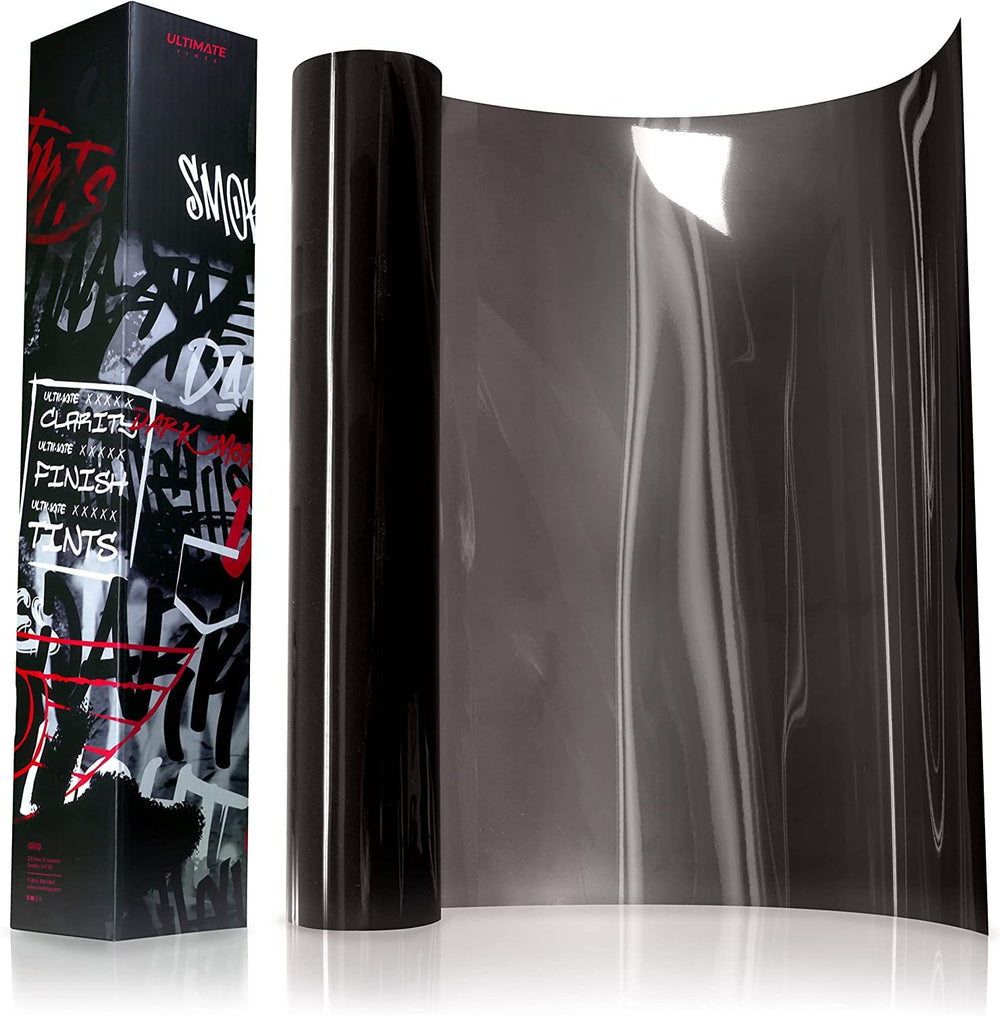 VViViD roll front packaging showing dark smoke tint and size benefits
