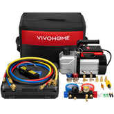 VIVOHOME front packaging showing full vacuum pump kit and included accessories for quick setup