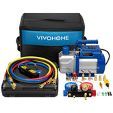 VIVOHOME front view of full kit showing pump and manifold for quick setup