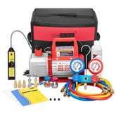 VIVOHOME pump and gauge kit front view showing compact design and portability benefit