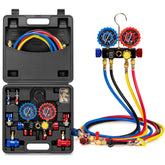 VIVOHOME manifold front view showing controls and benefits for accurate diagnostics