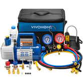 VIVOHOME pump front view showing durable casing and handle benefit portability