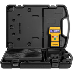 VIVOHOME front view of refrigerant scale showing platform and controls for precise weighing