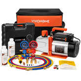 VIVOHOME pump front view showing controls and portability benefits
