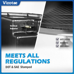 Vizotae side profile highlighting precise mounting points for easy installation