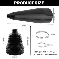 VKQTS silicone boot and expander tool close-up highlighting durable fit