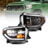 VLAND front view chrome headlight showing modern styling and improved visibility
