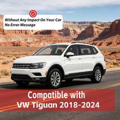 VNVNMV module installed in Tiguan interior showing seamless integration benefit