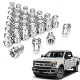 VODCACA chrome lug nuts front packaging showing complete 32-piece set benefit