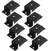 Voittozege front view of eight stake pockets showing uniform fit and strength