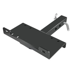 VONLX winch plate front view showing mounting surface and strength benefit