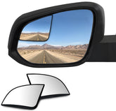 VrooeCoe front view on Tacoma mirror showing fit and improved sightlines