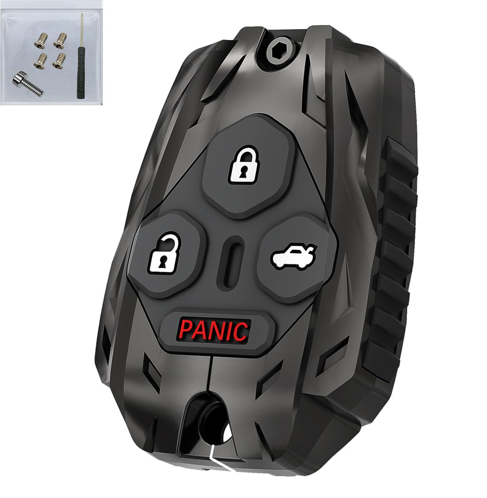 Vruwcey front view key fob shell showing button layout and durable construction